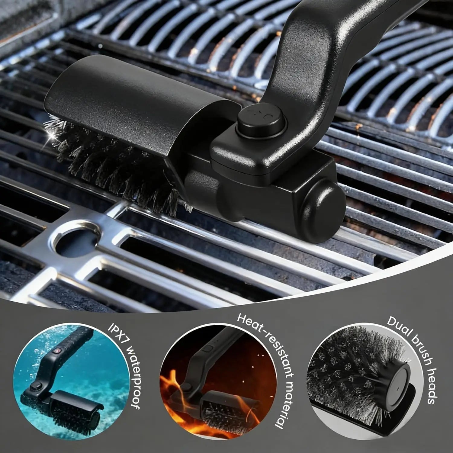 Kabellose elektrische Grillbürste