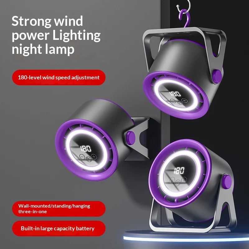 HOMEFISH Leiser USB-Tischventilator mit Turbofunktion