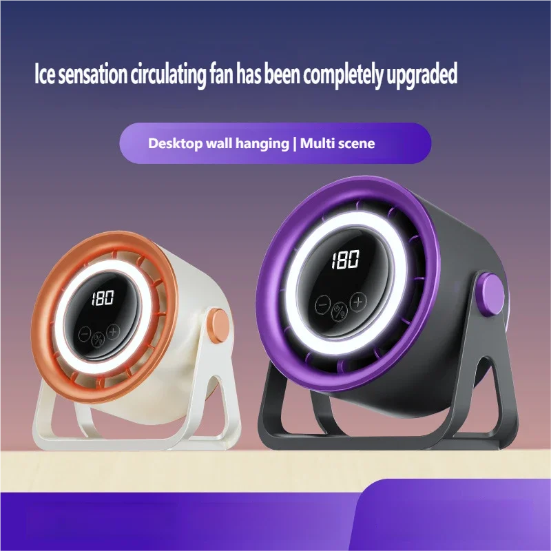 HOMEFISH Leiser USB-Tischventilator mit Turbofunktion