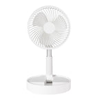 Einziehbarer Ventilator, USB-Aufladung, zusammenklappbar, tragbar, Mini-Elektroventilator, Schlafsaal, Outdoor-Kühlgeräte, verstellbare Heimventilatoren