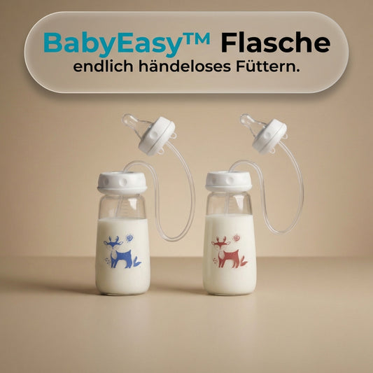 BabyEasy - freihändige Komfort Fütterungsflasche